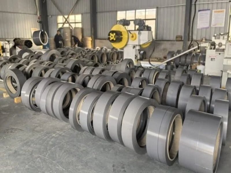 Silicon steel coil inventory storage and management