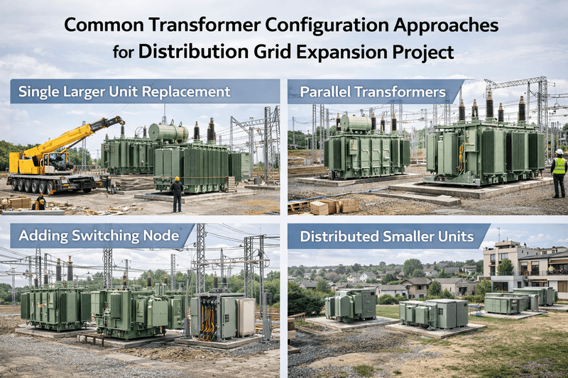 Common Transformer Configuration Approaches for Distribution Grid Expansion Project