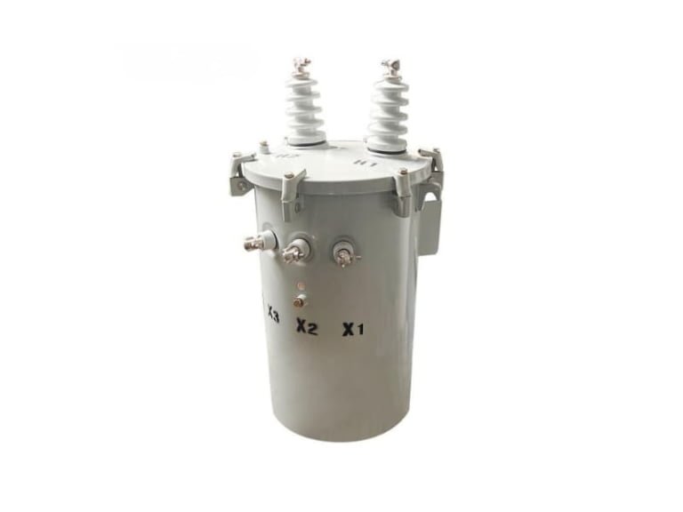Overhead Single-Phase Pole-Mounted Distribution Transformer